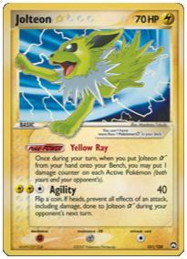 Jolteon ☆ - 101/108 - Shiny Rare Holo