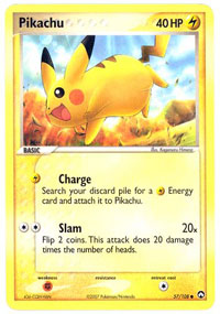 Pikachu - 57/108 - Common