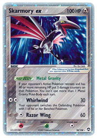 Skarmory EX 98/108 - Rare Holo