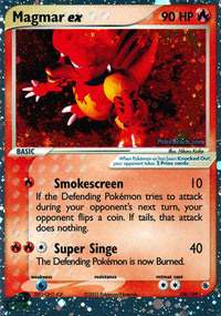 Magmar ex - 100/109 - Ultra Rare