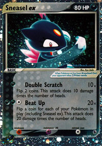 Sneasel EX 103/109 - Ultra Rare