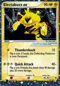 Electabuzz ex - 97/109 - Ultra Rare