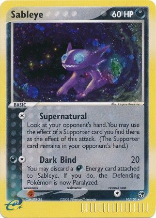 Sableye - 10/100 - Holo Rare