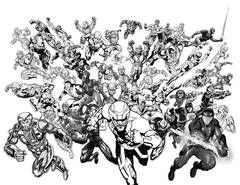 X-O Manowar #50 Cvr M 50 Copy Incv B&W All-Star Jam