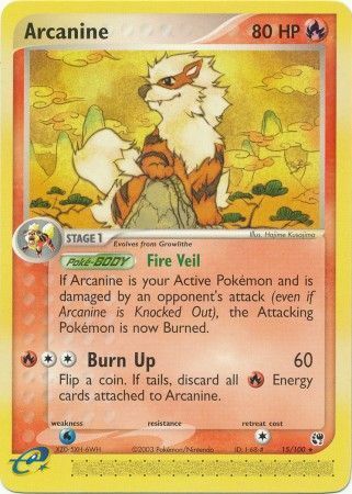 Arcanine - 15/100 - Rare