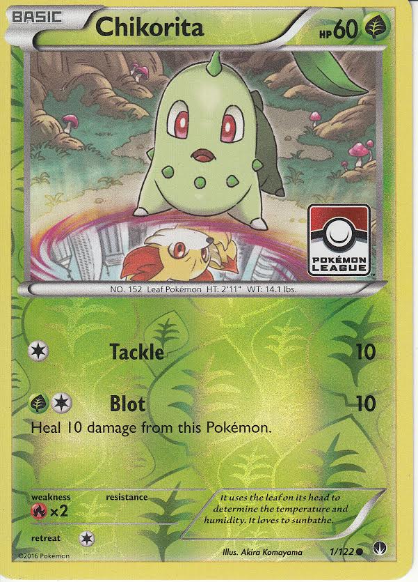 Chikorita - 1/122 - League Promo