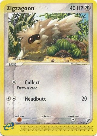 Zigzagoon - 85/100 - Common