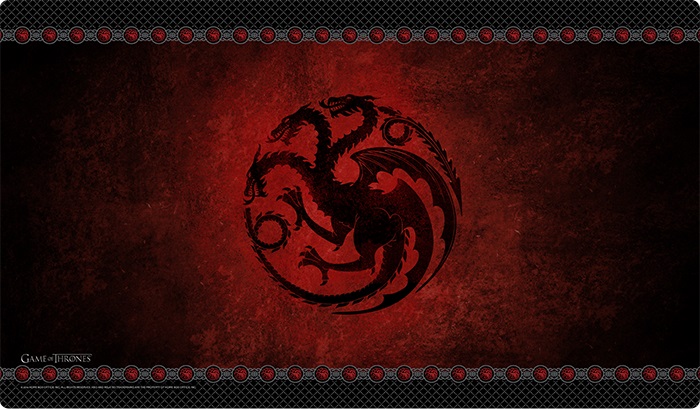 A Game of Thrones LCG - House Targaryen Playmat