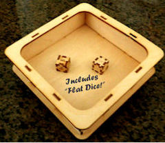 Knockdown Birch Dice Tray