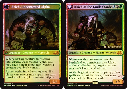 Ulrich of the Krallenhorde // Ulrich, Uncontested Alpha - Foil - Prerelease Promo