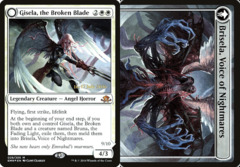 Gisela, the Broken Blade // Brisela, Voice of Nightmares - Foil - Prerelease Promo