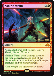 Nahiris Wrath - Foil - Prerelease Promo