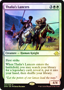 Thalias Lancers - Foil - Prerelease Promo