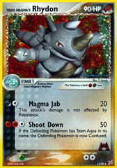 Team Magma's Rhydon - 11/95 - Holo Rare