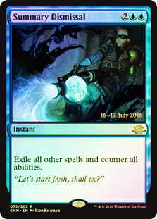 Summary Dismissal - Foil - Prerelease Promo