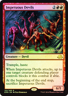 Impetuous Devils - Foil - Prerelease Promo