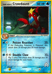 Team Aqua's Crawdaunt - 14/95 - Rare