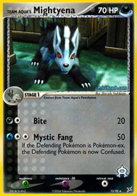 Team Aquas Mightyena - 15/95 - Rare