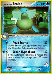 Team Aquas Sealeo - 16/95 - Rare