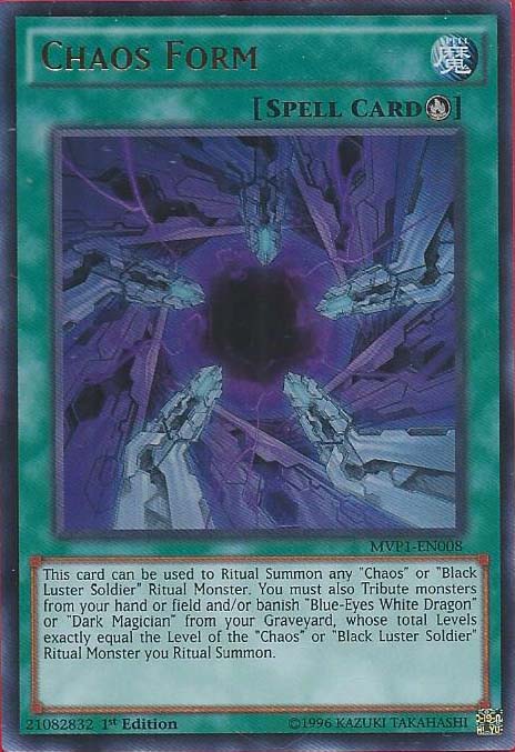 Chaos Form - MVP1-EN008 - Ultra Rare - 1st Edition - Yu-Gi-Oh! Singles   Special Releases  The Dark Side of Dimensions Movie Pack - Illustrious  Cards and Games