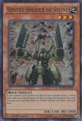 Sentry Soldier of Stone - MVP1-EN012 - Ultra Rare - 1st Edition