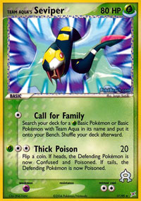 Team Aquas Seviper - 17/95 - Rare