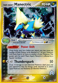 Team Aquas Manectric - 4/95 - Holo Rare