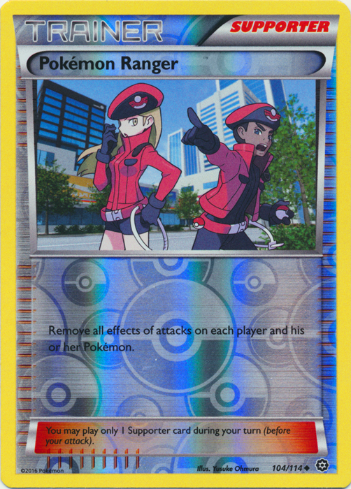 Pokemon Ranger - 104/114 - Uncommon - Reverse Holo