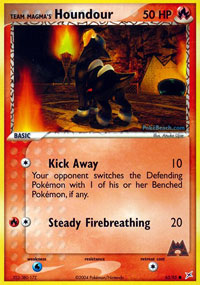 Team Magmas Houndour - 63/95 - Common
