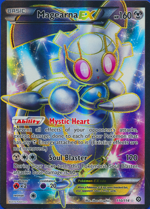 Magearna-EX - 110/114 - Full Art Ultra Rare