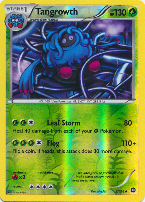 Tangrowth - 2/114 - Uncommon - Reverse Holo