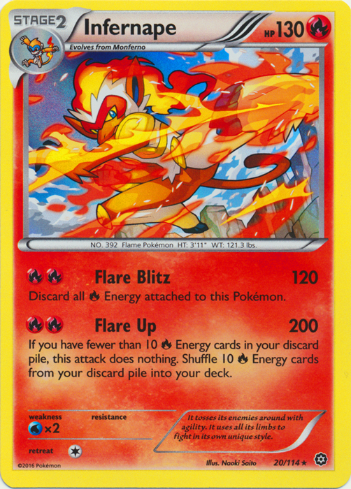 Infernape - 20/114 - Holo Rare