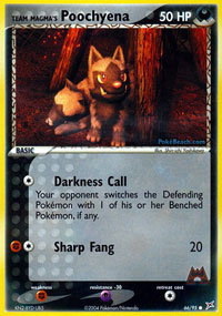 Team Magmas Poochyena - 66/95 - Common