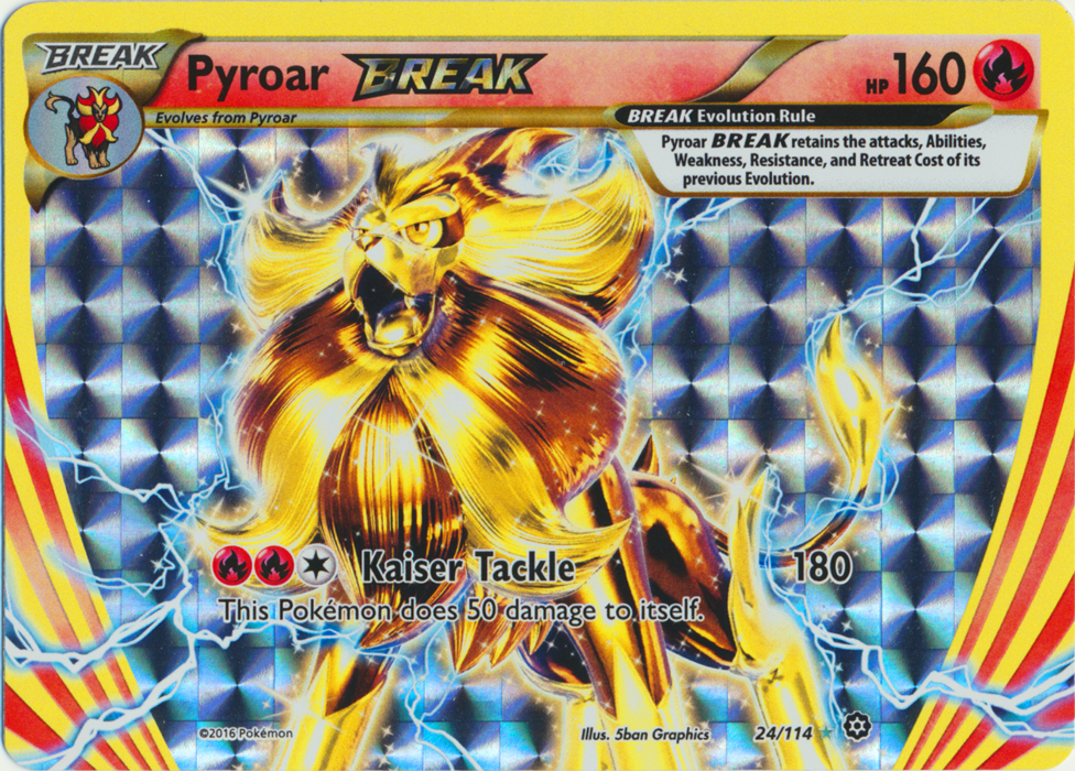 Pyroar BREAK - 24/114 - Rare BREAK