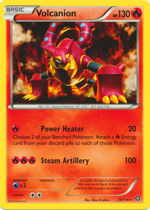 Volcanion - 25/114 - Rare