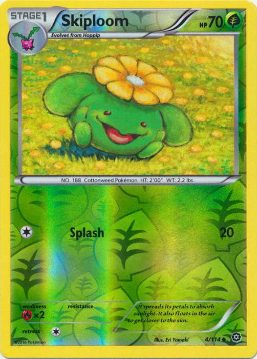 Skiploom - 4/114 - Uncommon - Reverse Holo