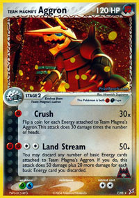 Team Magmas Aggron - 7/95 - Holo Rare