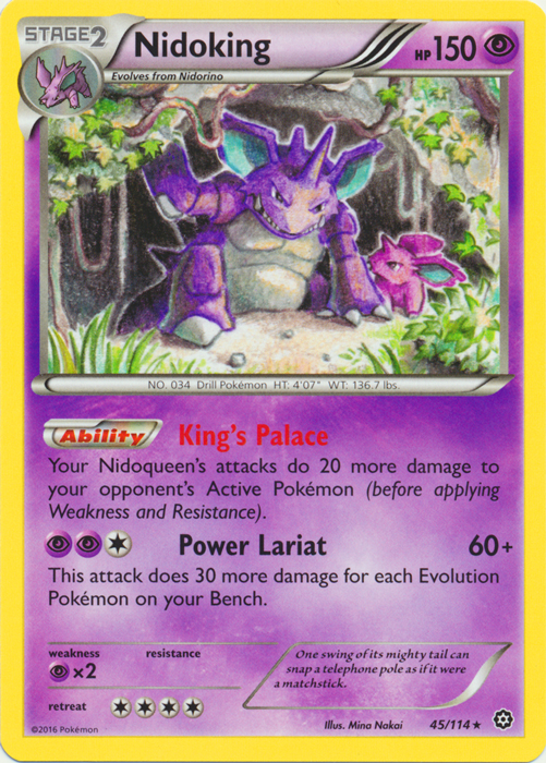 Nidoking - 45/114 - Rare