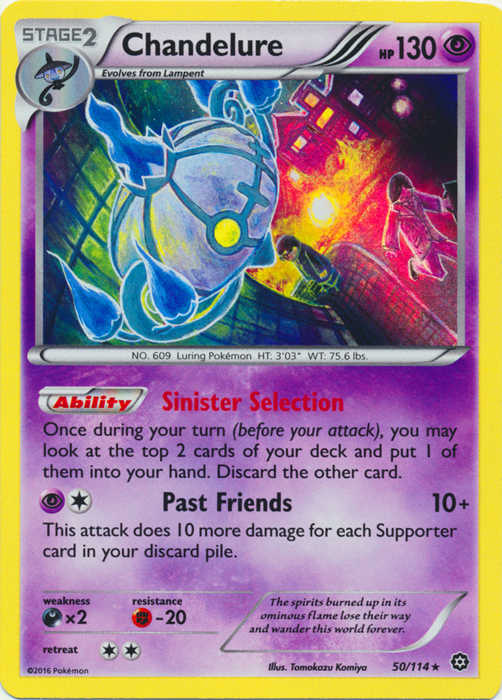 Chandelure - 50/114 - Holo Rare