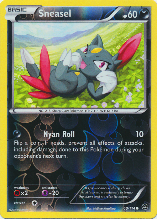 Sneasel - 60/114 - Common - Reverse Holo