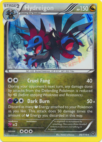 Hydreigon - 86/114 - Holo Rare