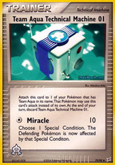 Team Aqua Technical Machine 01 - 79/95 - Uncommon