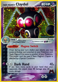 Team Magmas Claydol - 8/95 - Holo Rare