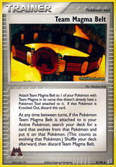 Team Magma Belt - 81/95 - Uncommon