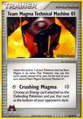 Team Magma Technical Machine 01 - 84/95 - Uncommon