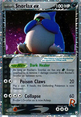 Rockets Snorlax ex - 104/109 - Rare Holo EX