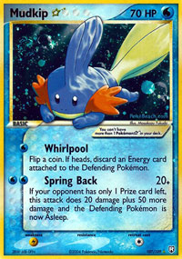Mudkip * - 107/109 - Shiny Rare Holo