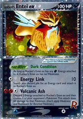 Rocket's Entei-EX - 97/109 - Rare Holo EX