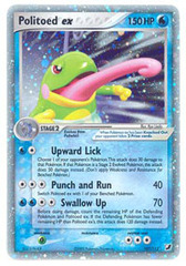 Politoed EX 107/115 - Rare Holo