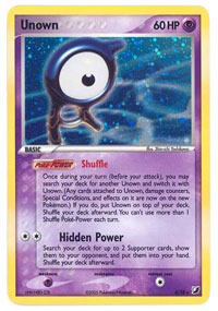 Unown A - A/28 - Holo Rare Unown A - A/28 - Holo Rare